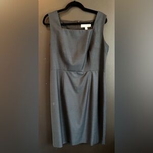 HUGO BOSS Linen Blue/Black Dress